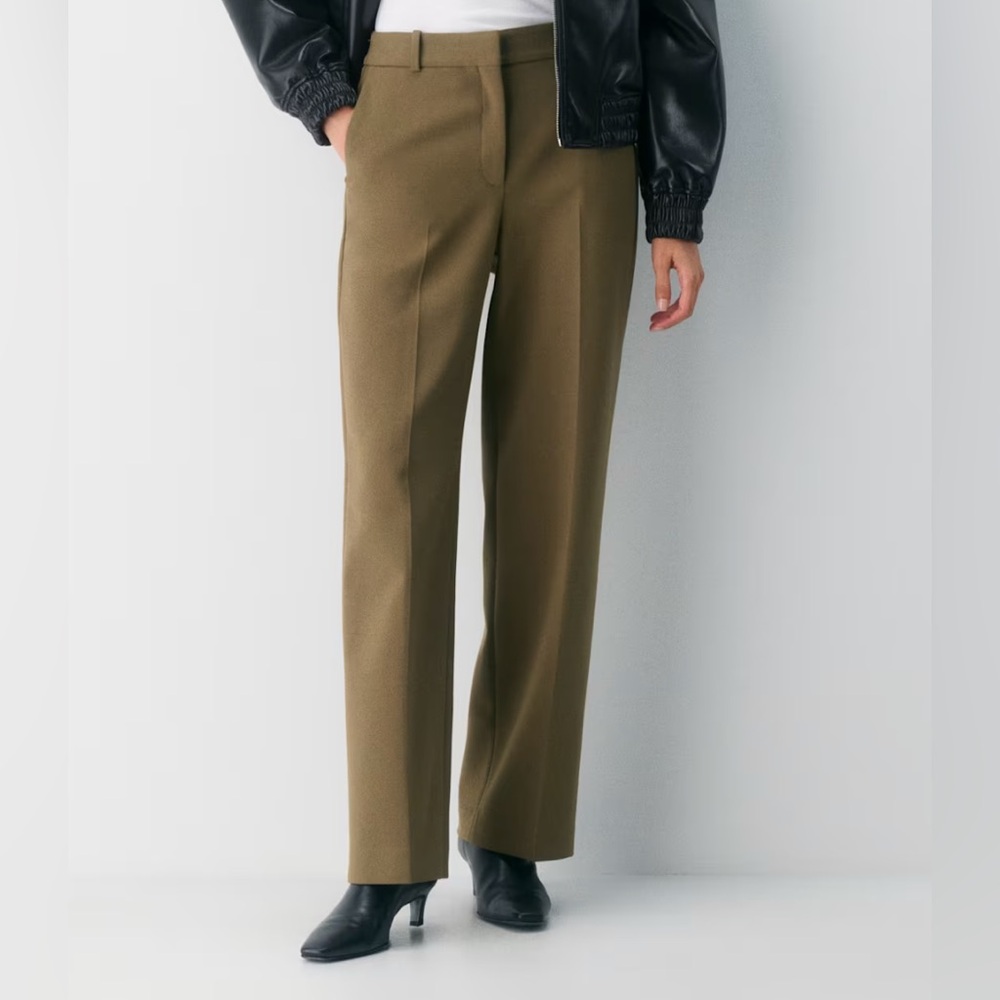 Aritzia Babaton Olive Green Agency Women’s Trouser Pants
